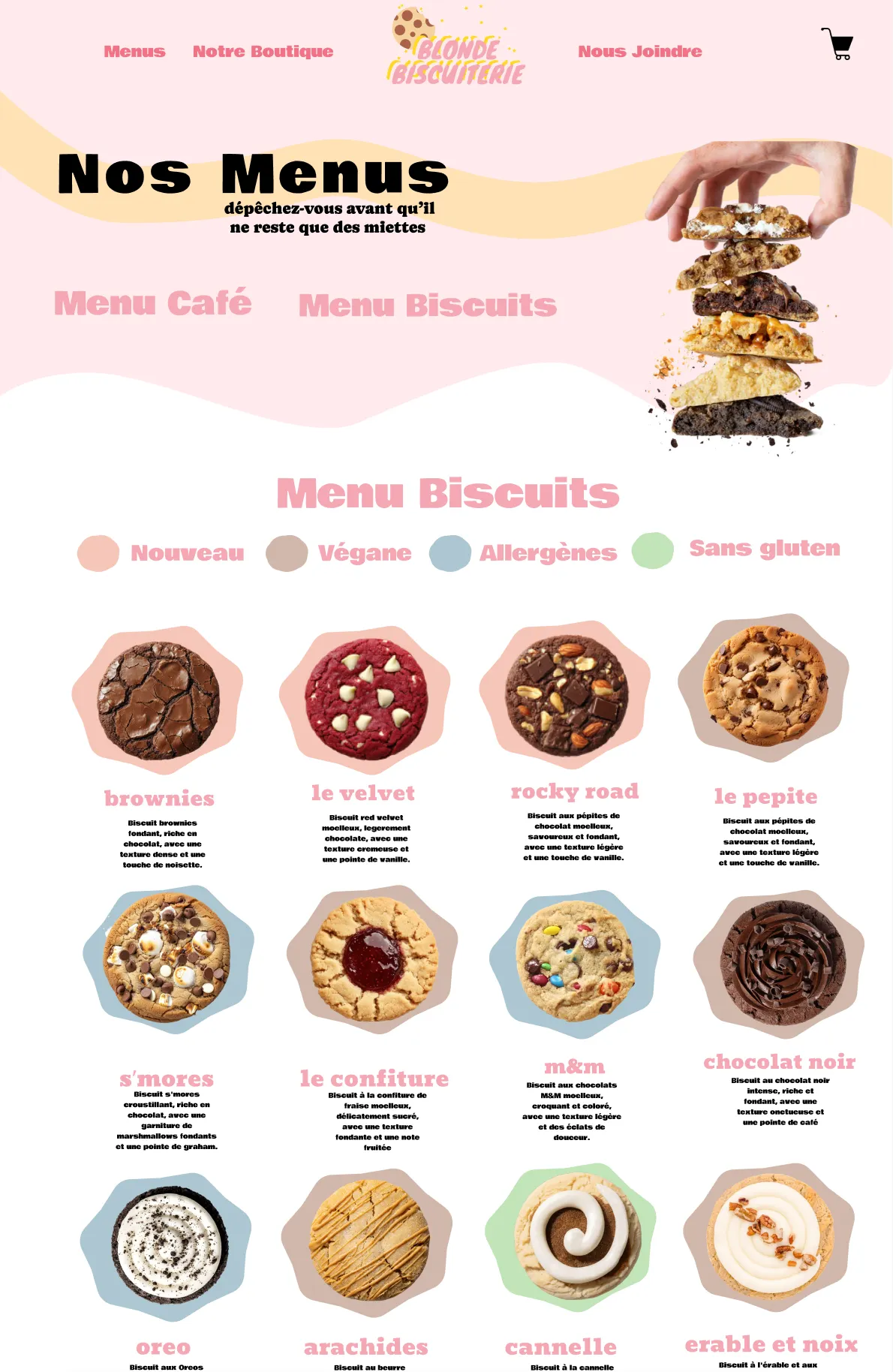 Aperçu 3 du projet Blonde Biscuiterie